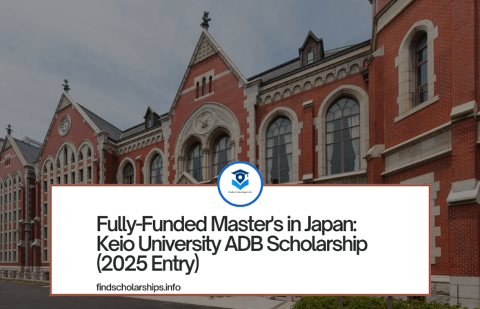 Fully-Funded Master's in Japan Keio University ADB Scholarship (2025 Entry)